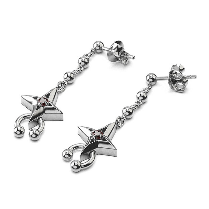 Stolen Girlfriends Club Cosmic Punk Drop Earrings image number 2